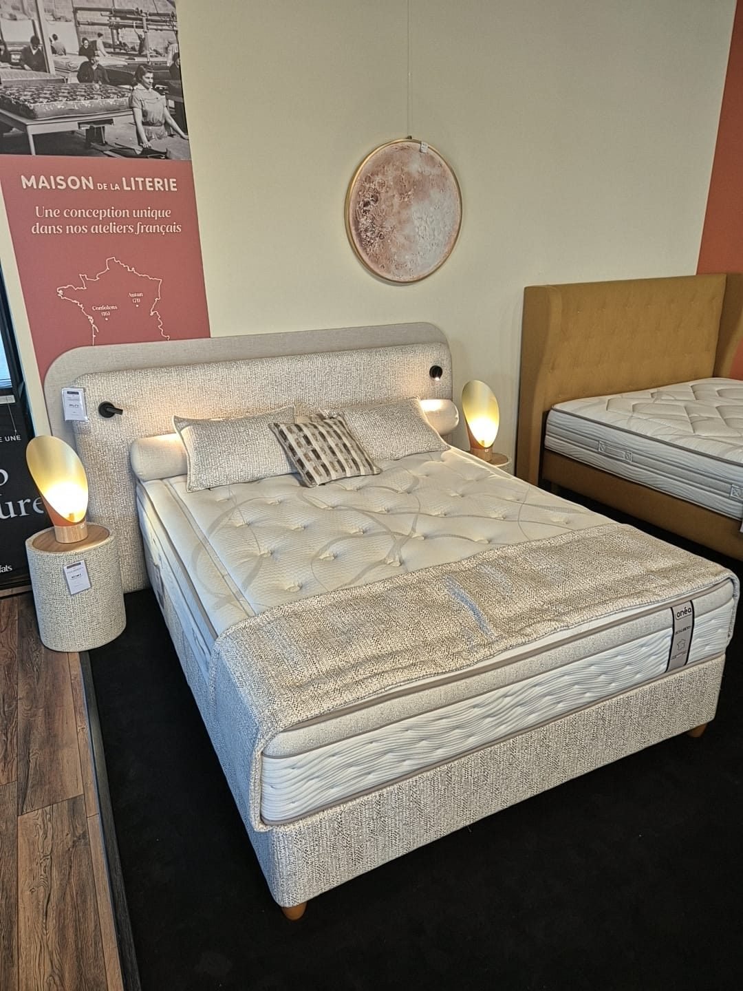Ensemble matelas et sommier installé par Maison de la Literie à Coulommiers