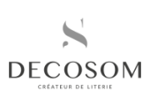 Logo Décosom, fabricant de literie partenaire de Maison de la Literie à Coulommiers
